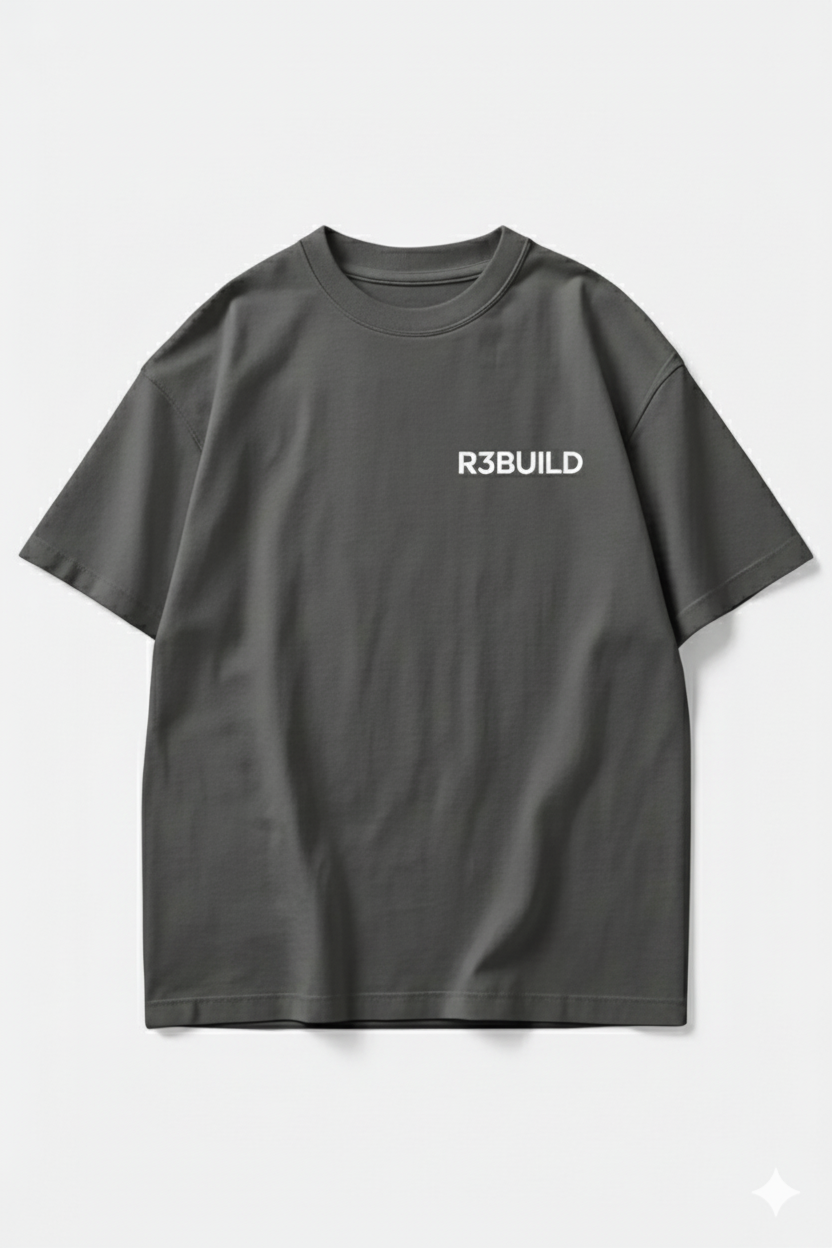 Oversize Break Tee – Ash Gray Edition