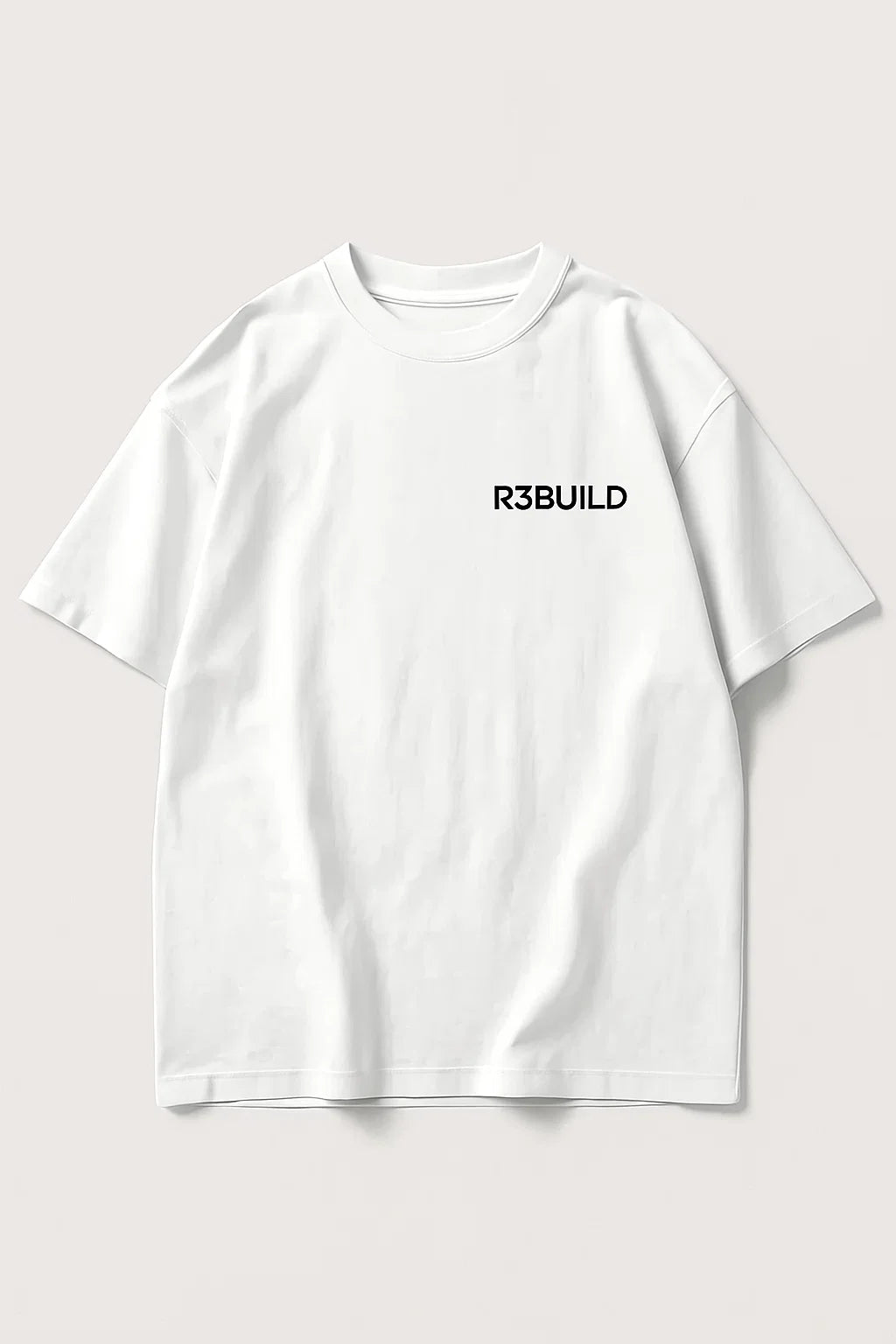 Oversize Break Tee – Rebuild White