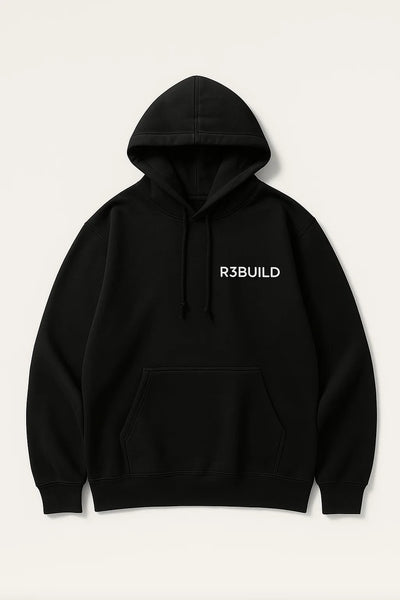 R3BUILD Break Hoodie – Black Edition