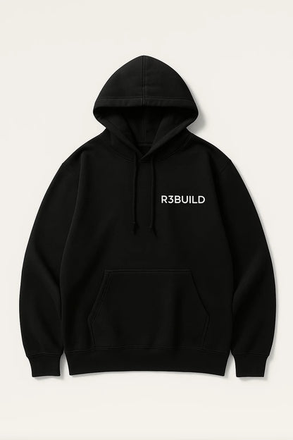 R3BUILD Break Hoodie – Black Edition