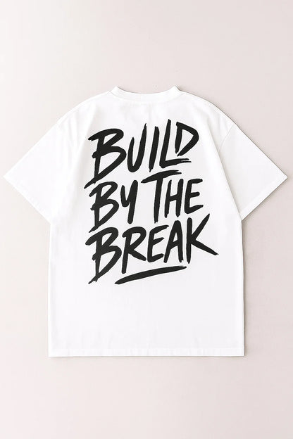 Oversize Break Tee – Rebuild White
